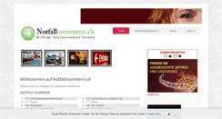 Desktop Screenshot of notfallnummern.ch
